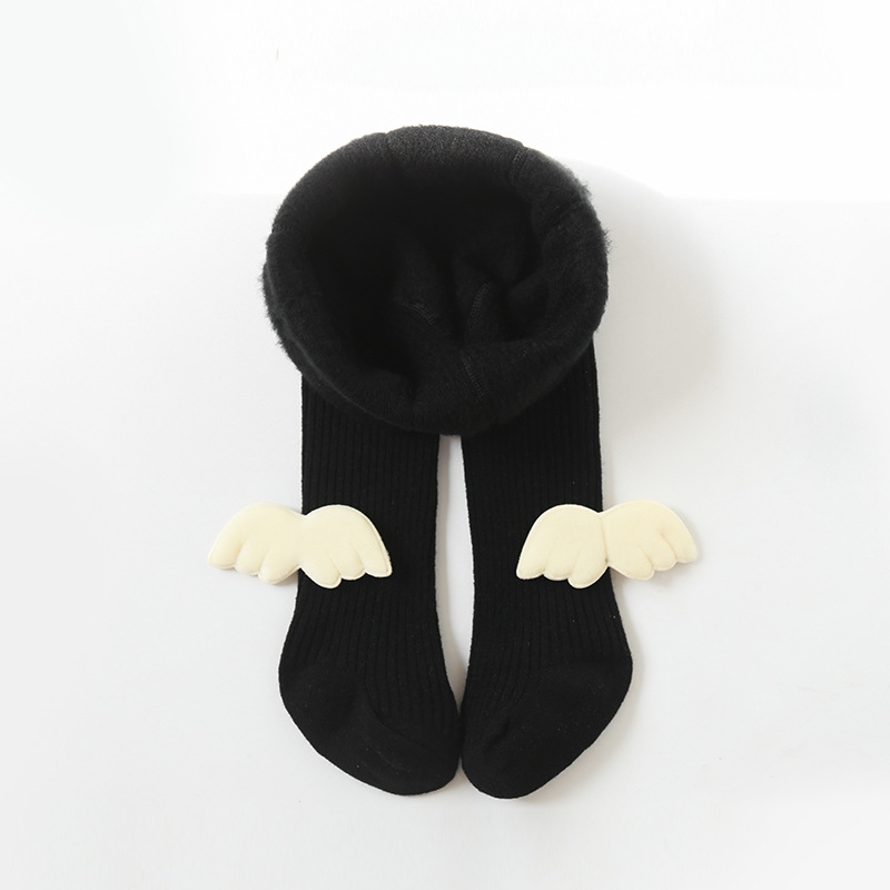 19 Nuevo Otoño e Invierno forrado de vellón engrosado pantimedias para niños bebé polainas de una sola pieza pantimedias calcetines para niñas