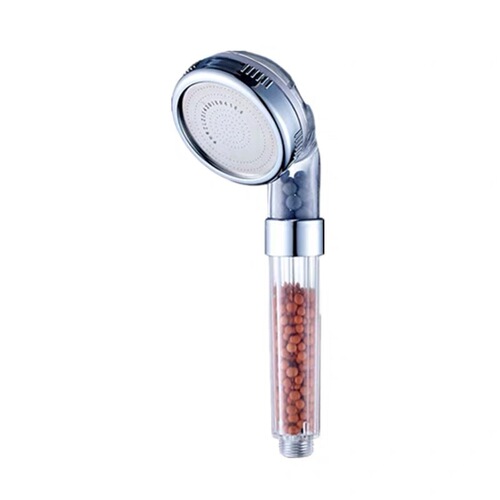 Negative ion boosted shower head filter water purification high boost transparent water-saving shower head handheld shower head