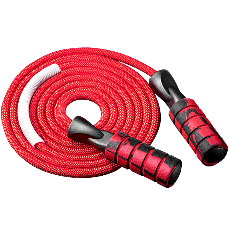 Adult Fitness Bearing-Bearing Weighted Steel Wire Jump Rope for Competitive Sports, Student Physical Education Training, Aerobic Exercise, Lightweight 8mm Thickened