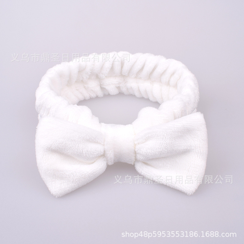 Transfronterizo lindo arco grande cinturón de pelo femenino versión coreana de lavado banda de pelo toallitas con diadema de Corea del Sur