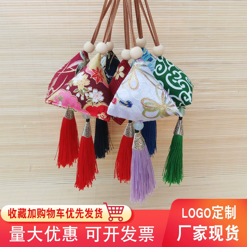 Производитель в наличии Фестиваль лодок-драконов Саше ручной работы Саше полынь треугольник кисточка Саше Zongzi благословение безопасности небольшой кулон