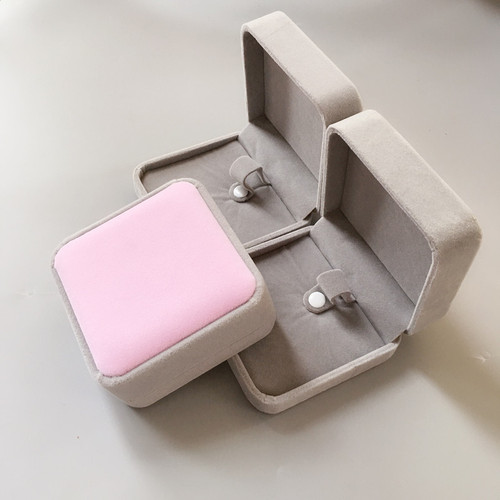 Packaging Box Jewelry Bracelet Decor Storage Box Fashion Simple Fresh Velvet Style Classical Elegant Display Box