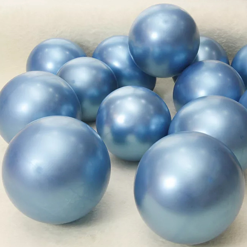 Shuai'an engrosada 10 pulgadas 2g globo de látex metálico redondo flotador de aire decoración de eventos de boda fiesta de cumpleaños globo