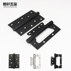 CABEGU 304 Stainless Steel Butt Hinges, Black, Thickened Design for Wooden Doors & Entry Doors, Quiet, Swing-Type Hinges—Wholesale