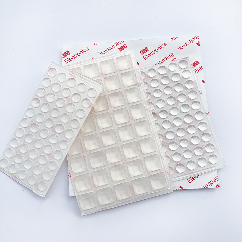 Ventas directas de fábrica almohadilla de silicona autoadhesiva semiesférica almohadilla de pie de vidrio transparente almohadilla de pie antideslizante almohadilla de pie anticolisión partículas de goma