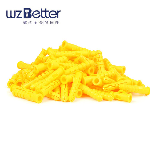 Small yellow croaker expansion screw plastic expansion tube rubber plug bolt expansion plug self-tapping screw set bolt 6mm8mm