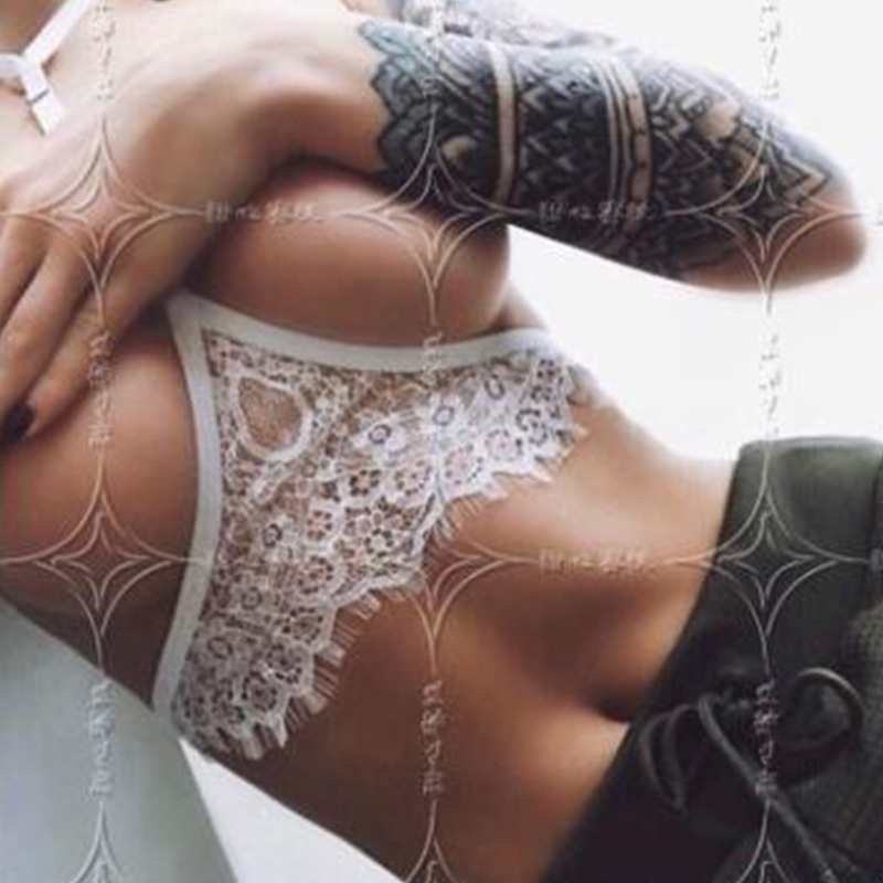 Sexy underwear real shot AliExpress sexy underwear top solid color elastic band fashion bra women's European and American fashion