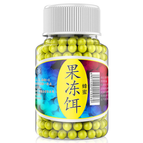 Fish Lure Jelly Fishing Bait Fishing Particle Hook Crucian Carp Grass Fishing Beads Fishing Explosive Continuous Beads Bite-Through Pill Bait