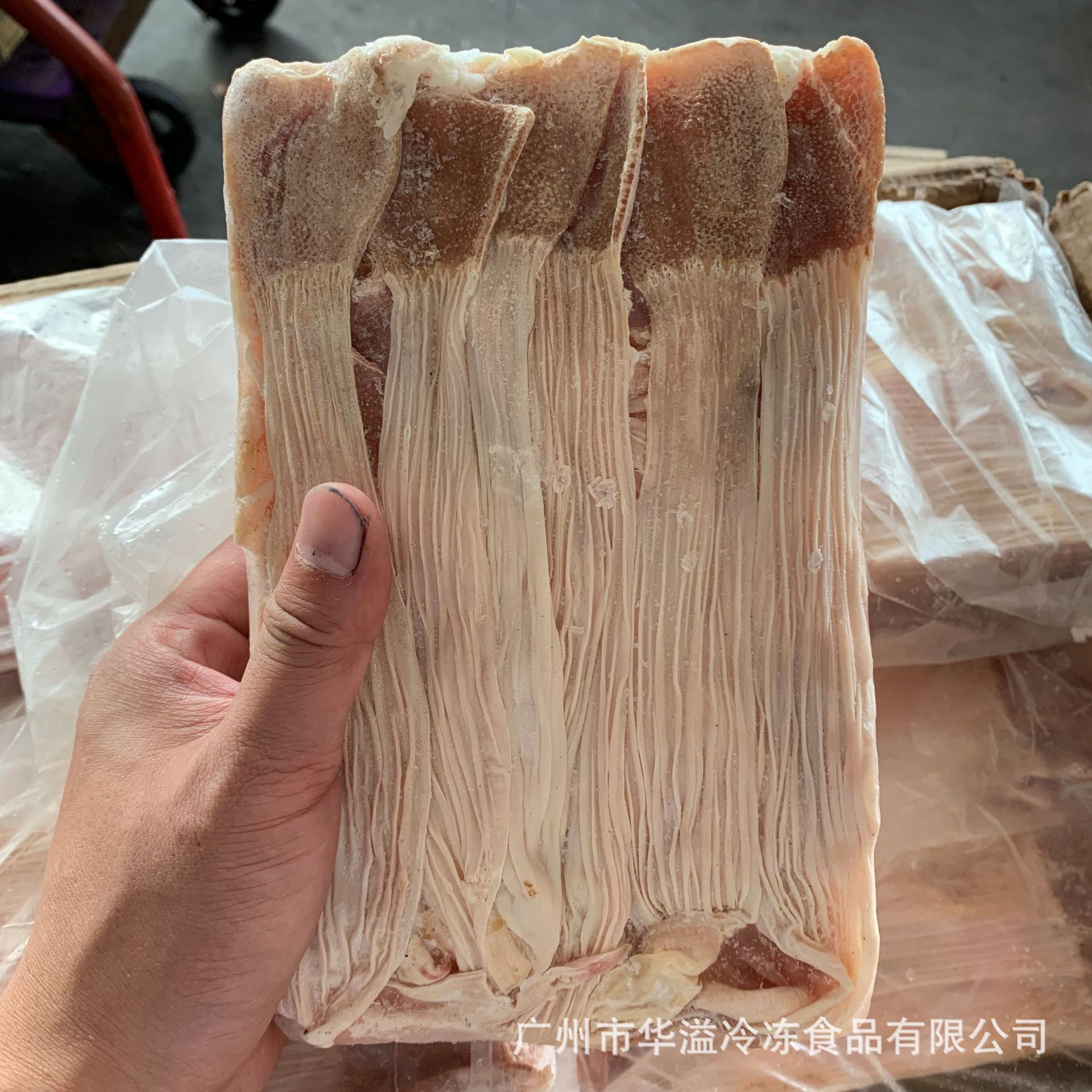 冷冻鸭食带 24斤/箱 板冻鸭食管带 鸭郡把 卤水鸭食带