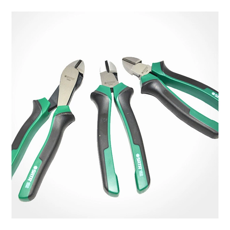 Аппаратные средства Shida Диагональные плоскогубцы 6/7/8 дюймов Плоскогубцы для резки сопел для резки стальной проволоки Трудосберегающие диагональные плоскогубцы 72301