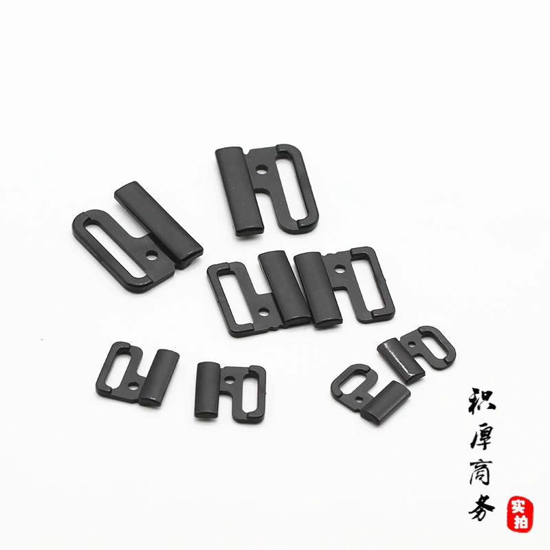 Бюстгальтер аксессуары купальник слинг регулируемые пуговицы Пара Пряжка белье Черно-белый прозрачный цвет в ассортименте 14 и 2025 мм