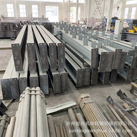 河北厂家钢结构工程钢材加工 钢构件桁架结构件 厂房钢结构件