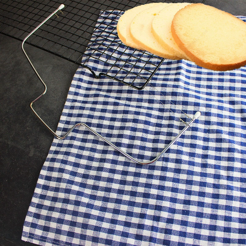 Трансграничный слайсер для торта, двухлинейный материал 304, хлебный слой, инструмент для выпечки торта.