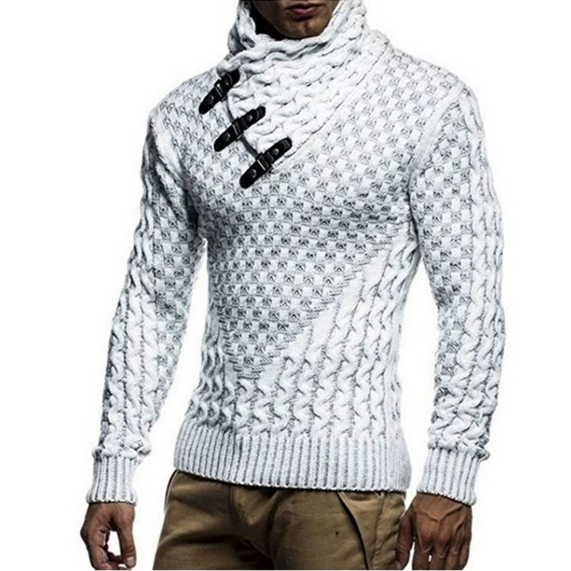 (Cross-border trading), knitted fashionable sweater, European style, plus size, Amazon, slim fit