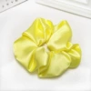 Yellow satin hair circle