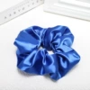 Treasure blue satin hair circle