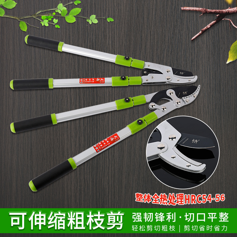 货源供应多规格可伸缩粗枝剪 高枝剪树枝果树绿化花园艺剪刀批发