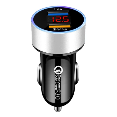 Mobil şarj cihazları | alloy multifunctional Halo digital - double-way-fast-charging-qc30-24a-snowflake-silver