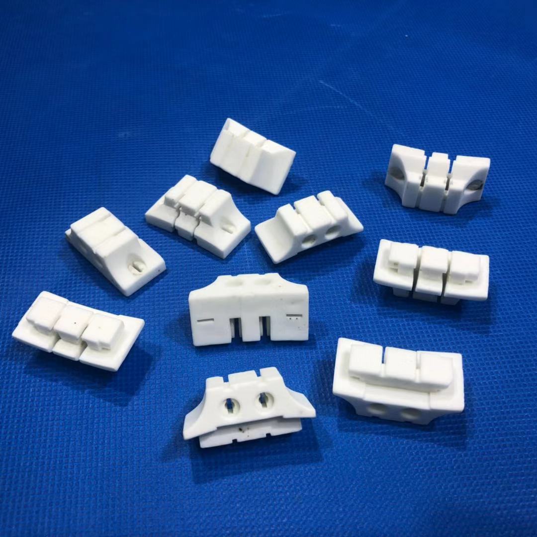 氧化铝高频绝缘电器多孔陶瓷座耐高温三进三出大电流30A接线端子