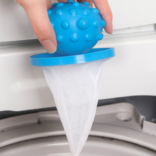 洗衣机过滤器过滤网袋滤毛器除毛器清洁去污洗衣球（刺球形）深色