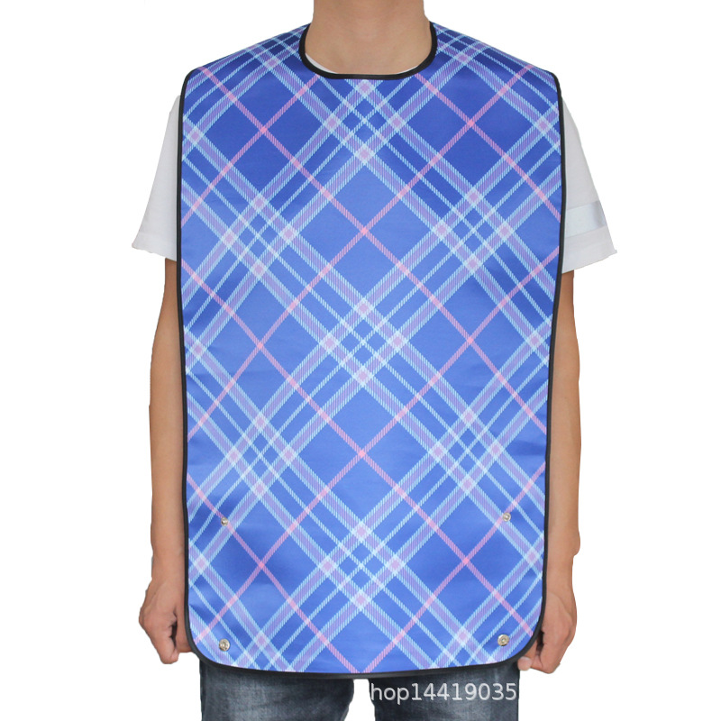 Babero babero de ancianos babero adulto babero de alimentos ancianos anti-fouling fabricante a prueba de fugas en stock suministro de logotipo imprimible