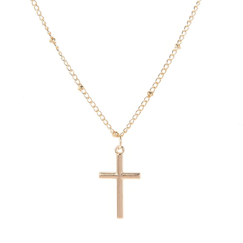Cross-border jewelry from Europe and America, cross pendant necklace, choker chain, long pendant necklace, foreign trade chain necklace