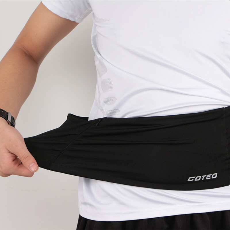 Multifuncional elástico deportes cintura bolsa de gran capacidad al aire libre vientre bolsa mini corriendo teléfono móvil cintura bolsa hombres y mujeres cinturón de fitness