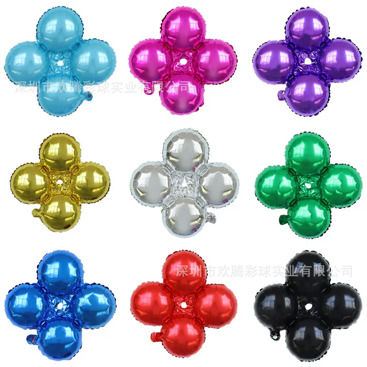 Round balloon, decorations, layout