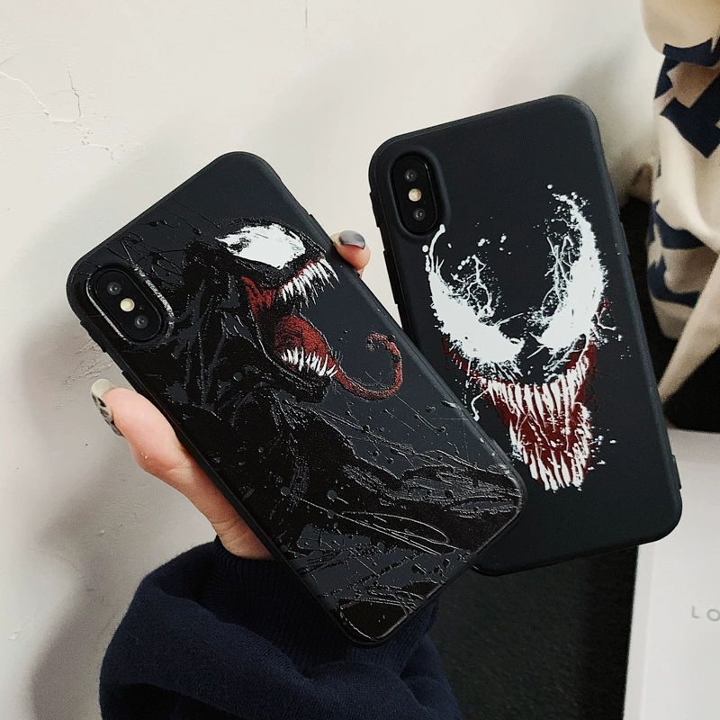 Чехол для телефона (Apple) совместимо с iPhone17 Pro, матовая поверхность, графика с ядом, совместимость по моделям