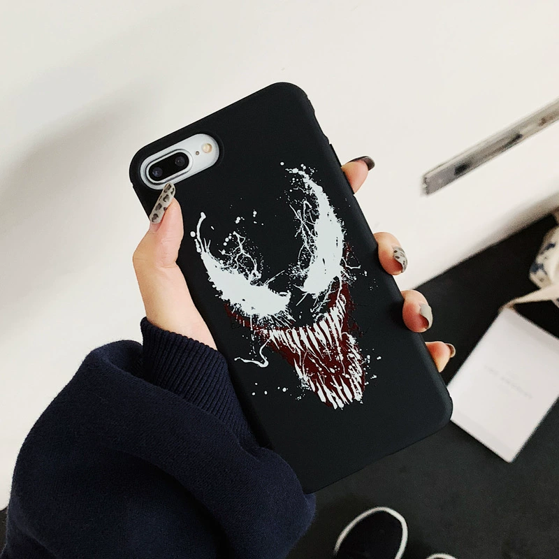 Чехол для телефона (Apple) совместимо с iPhone17 Pro, матовая поверхность, графика с ядом, совместимость по моделям