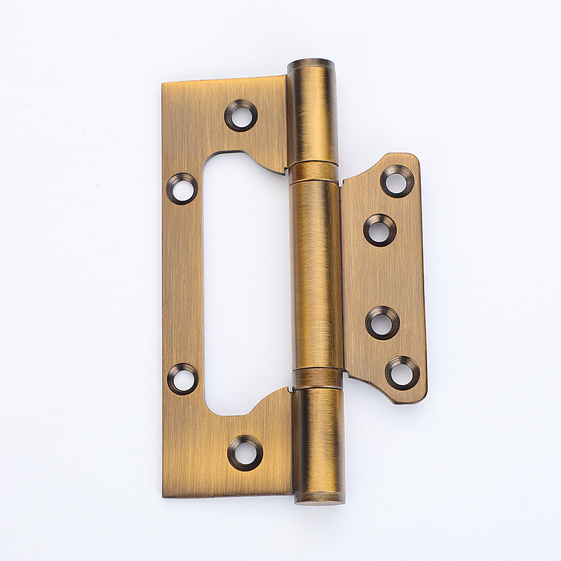 Bisagra de acero inoxidable de 5 pulgadas 304 sin ranura, amortiguador silencioso con rodamiento engrosado para puertas de madera, directamente del fabricante