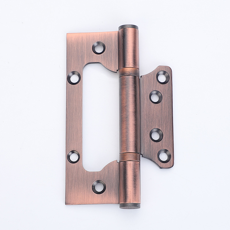 Bisagra de acero inoxidable de 5 pulgadas 304 sin ranura, amortiguador silencioso con rodamiento engrosado para puertas de madera, directamente del fabricante