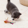 Small bell with bell, two-color toy, steel wire, wholesale, cat