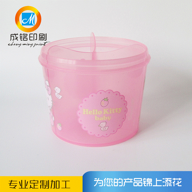 宁波印刷厂家供应 可爱塑料制品 表面图案热转印可爱图案