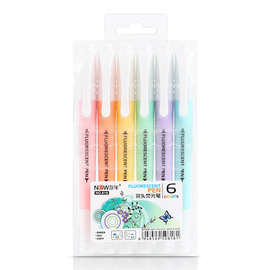 荧光笔标记笔双头多色记号笔彩色果冻荧光笔荧光笔套装批发供应
