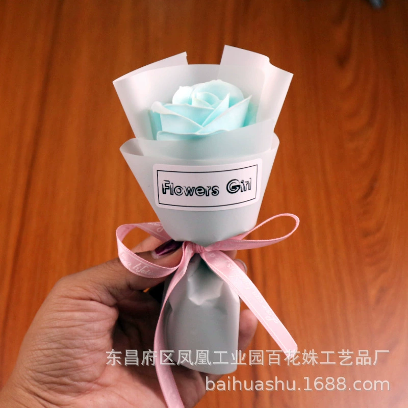 FLOWERS GIRL Маленькое мыло в форме цветка, подарочная коробка, набор, оптовый