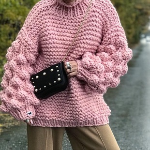 2024�ﶬ�W��INS㼑��L���ֹ�����������\�� ë�����^Ůsweater