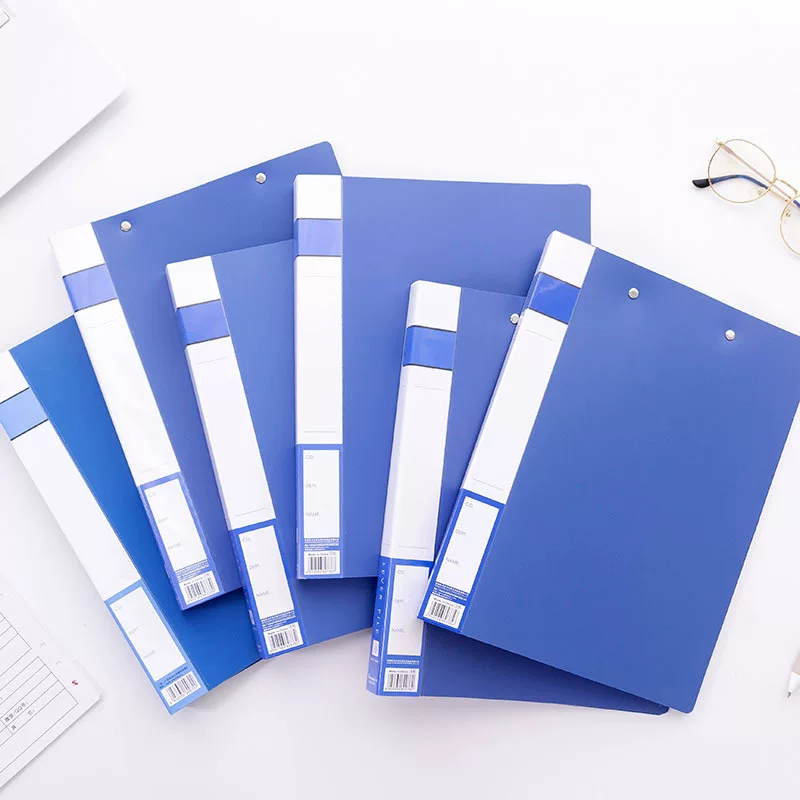 A4 Snake Spring Folder Single Snake/Double Snake Office Folder Folder Snake -shaped Double Pole Folder Folder