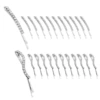 As shown in the picture (S + straight) 24-piece set silver B6122