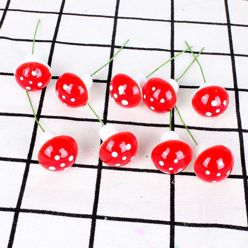 Simulación de hongos espuma hongo pequeño diy micro paisaje bonsai plantas en macetas carnosas año nuevo bonsai decoración de plantas transfronterizo