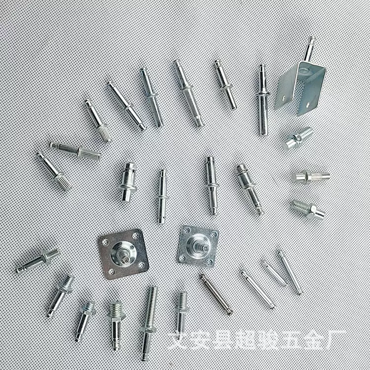 大量批发m7*75脚轮直纹水泥钉 酒吧椅直纹卡簧插杆 万向轮配件厂