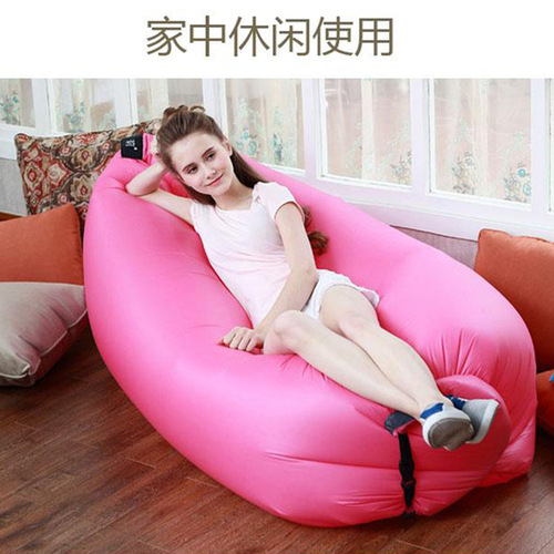 Outdoor Internet celebrity lazy portable inflatable sofa bag air mattress lounge chair no-pump air bed bed lunch break single