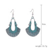 Ethnic earrings, turquoise retro set, Amazon, ethnic style, European style, boho style