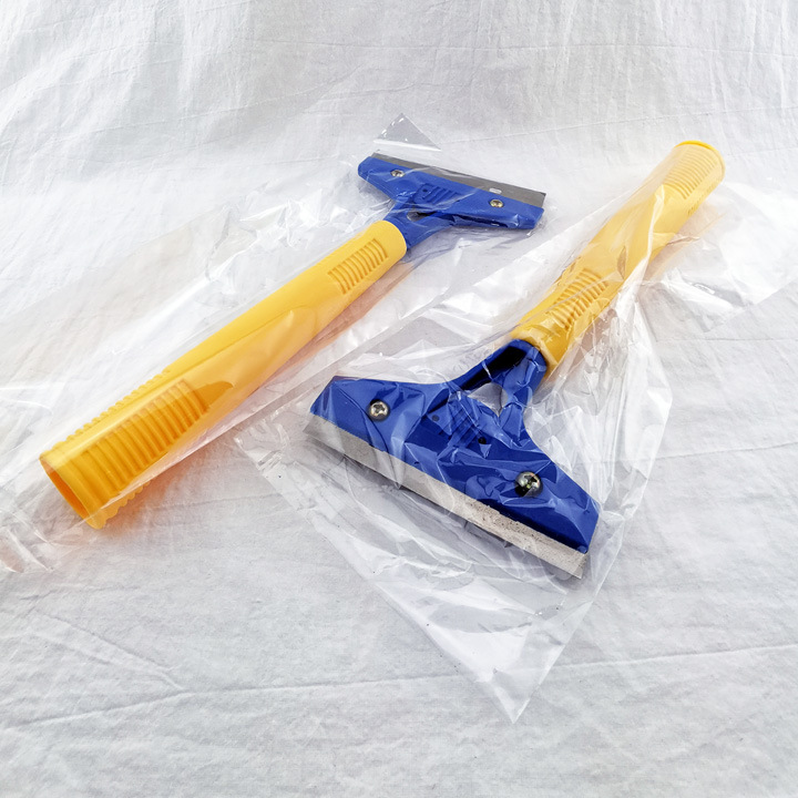 D1244 amarillo mango de limpieza pala piedra cuchillo pared piel vidrio cerámica raspador goma Yiwu 2 yuanes tienda