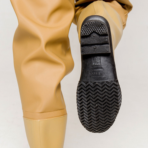 Yuduoduo waders half-length waterproof suit men's rain pants with rain boots one-piece leather fork reservoir thickened factory direct sales