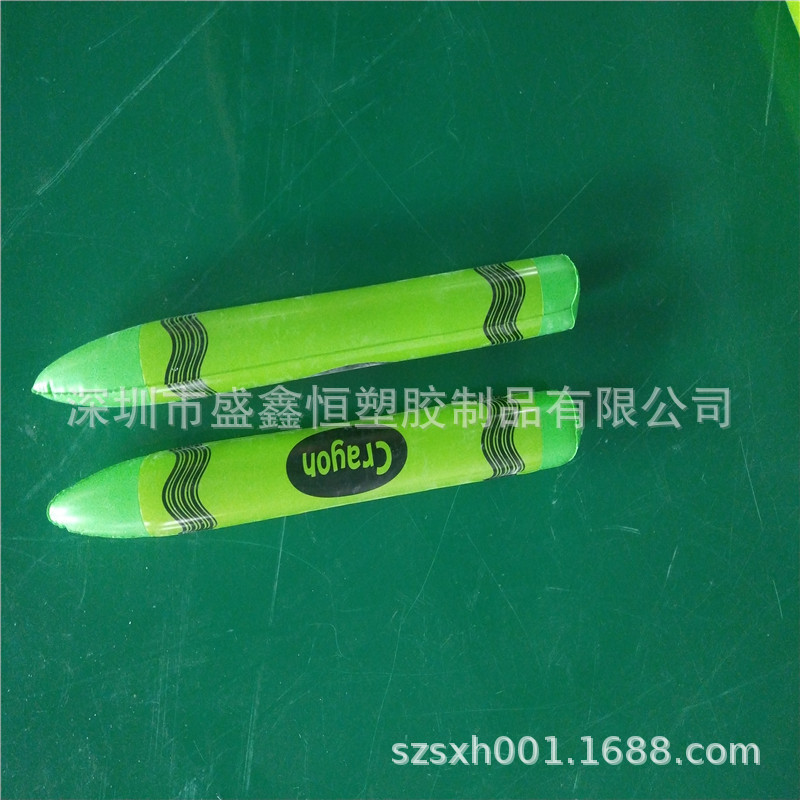 厂家供应PVC充气蜡笔充气圆珠笔模型钢笔广告模型充气笔铅笔气模