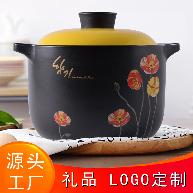 潮州工厂陶瓷砂锅养生煲大容量耐高温炖汤砂锅瓷煲耐热煲汤煲汤锅