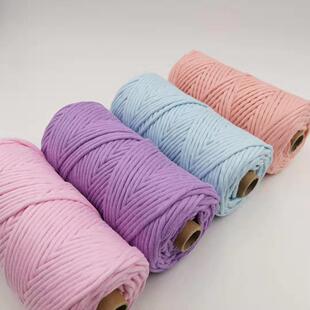 �羳���l4mm�ιɼ���macrame��ɫ���K diy�ֹ������K 21֧�޾�