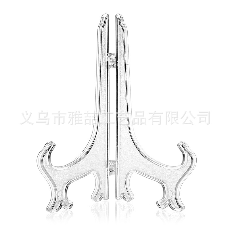 厂家直销水晶托架透明展示架亚克力塑料制品国际站跨境代发