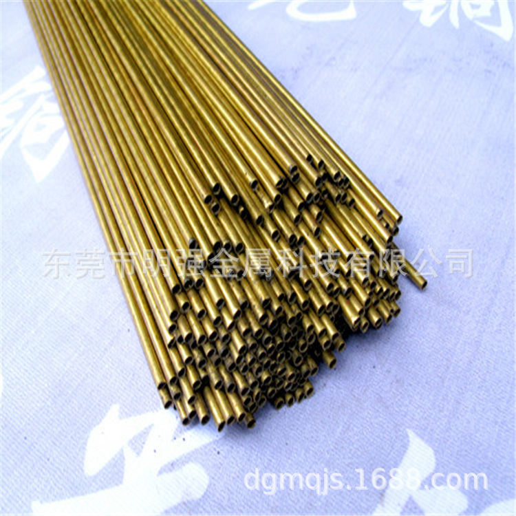H59黄铜管 外径5-6mm壁厚0.5mm黄铜管现货 H70精密黄铜管 可零售
